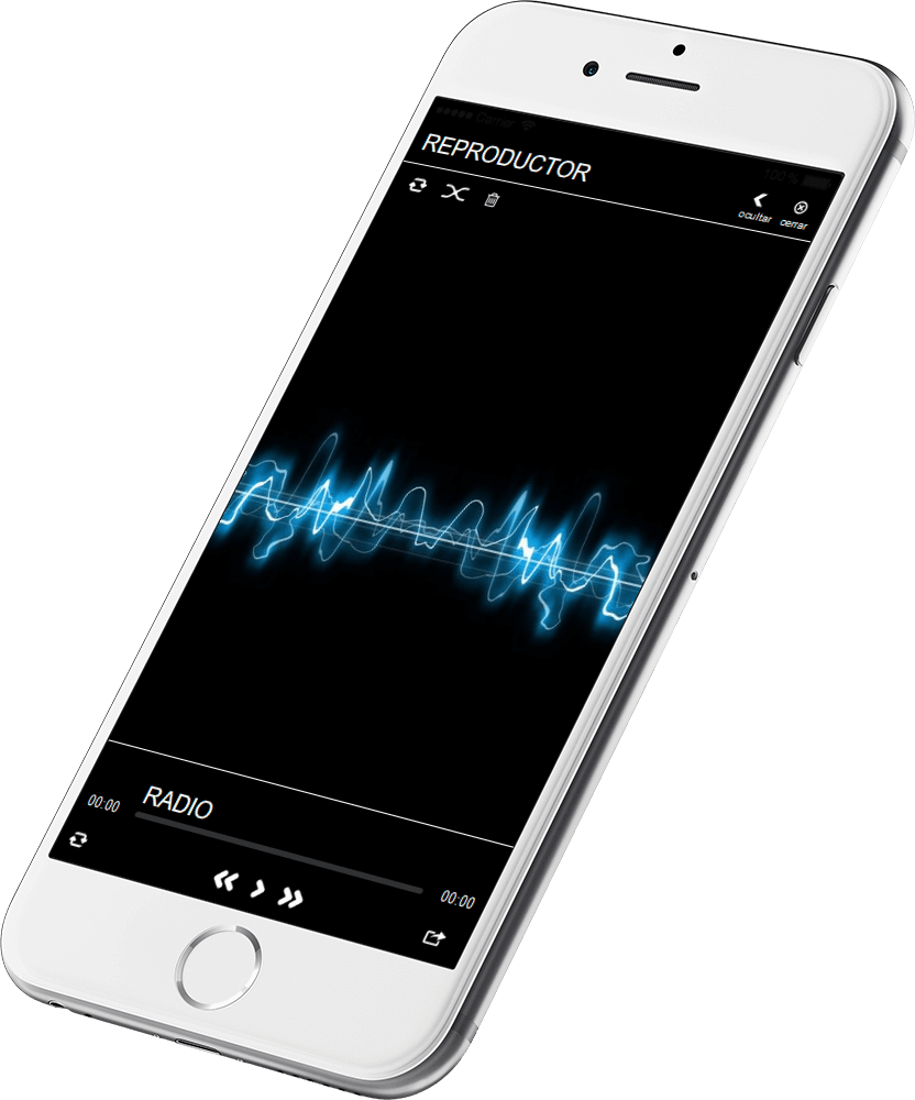 Función Radio Online en su aplicación movil para ios y android