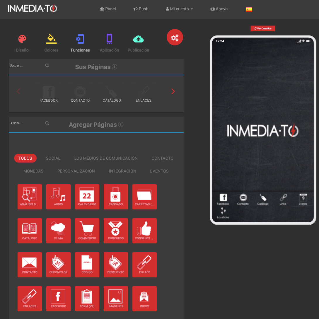Plataforma para crear aplicaciones para celulares y tablets